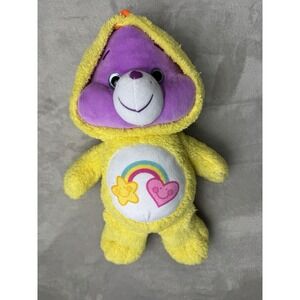Care Bears Just Play Best Friend Jumbo Plush 15" 2018 Glitter Eyes Duck Hoodie